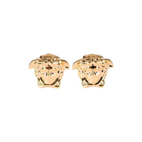 VERSACE Медуза Серьги из бронзы Золотой Унисекс