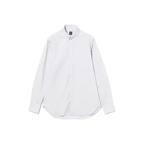 BEAMS совместная брендированная серая мужская рубашка