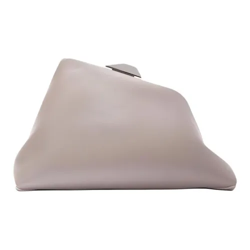 The Attico Сумка через плечо из кожи наппа женская цвет грязь