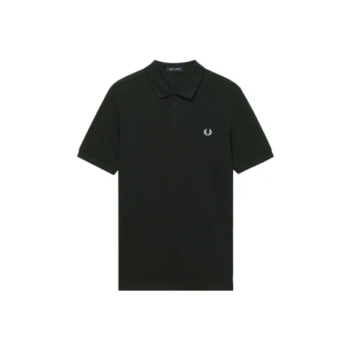 FRED PERRY Поло Мужское Черное