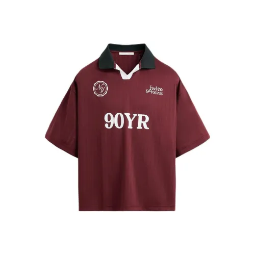 ZARA Мужская рубашка поло темно-красного цвета