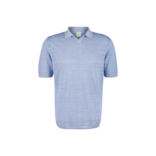 120% LINO Поло Мужское Светло-Синий