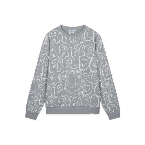 Fun x Garfield Свитшот Унисекс Серый