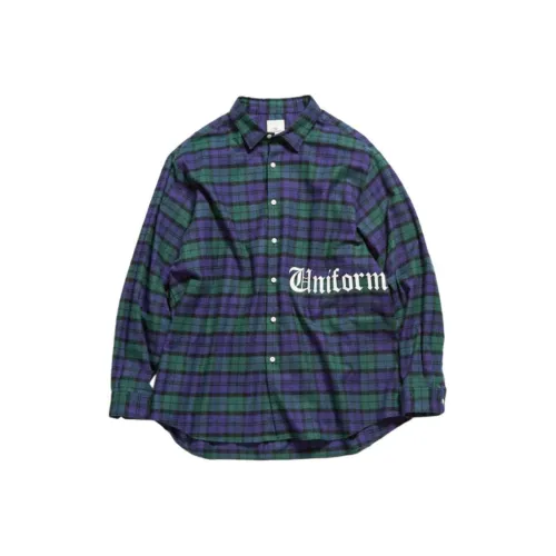Uniform Experiment Зеленые Мужские Рубашки