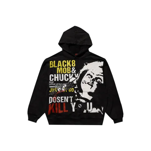 BLACK8MOB FW23 Толстовка Унисекс Черный