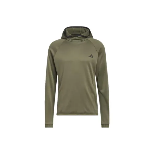 Adidas Оливково-зеленый Мужской Свитшот