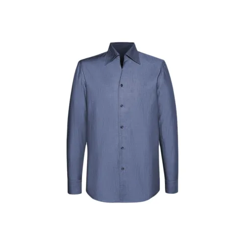 Satchi Бизнес Windsor Ожерелье-чокер, Джинсовый синий Мужская рубашка