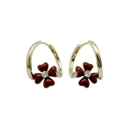 SHUANGSHENGLIAN Copper Alloy Earrings Women's