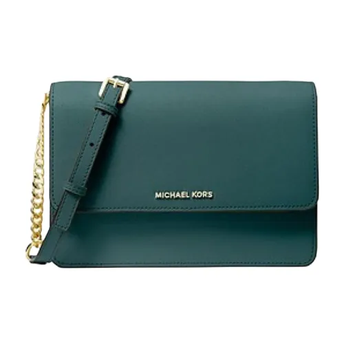 MICHAEL KORS Daniela Кожаная Маленькая Квадратная Сумка через плечо Женская Яшма