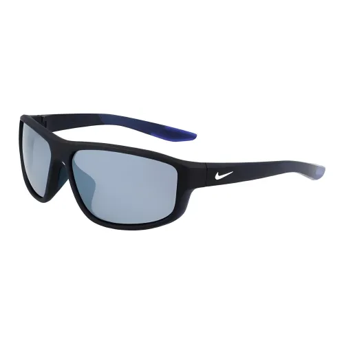 Nike Plastic Rectangular Sunglasses Men's Black