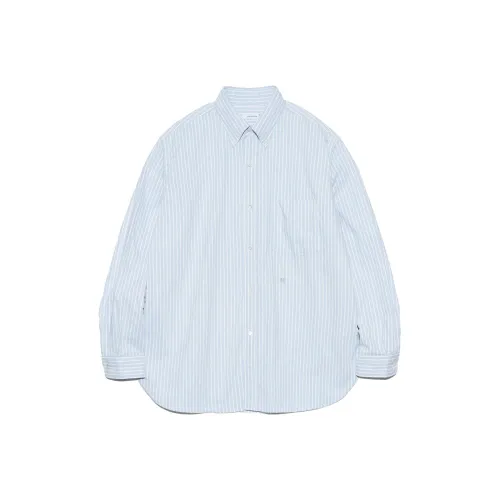 Nanamica SS25 Морской Синий Мужская Рубашка