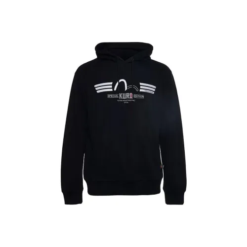 EVISU x ALPHA Свитшот Мужской Черный