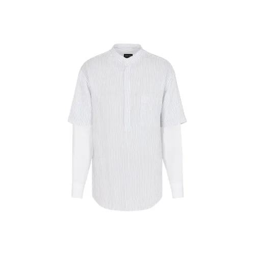 GIORGIO ARMANI Белые Мужские Рубашки