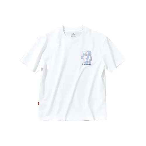 Mr.Bu Moon Белая Мужская T-Рубашка