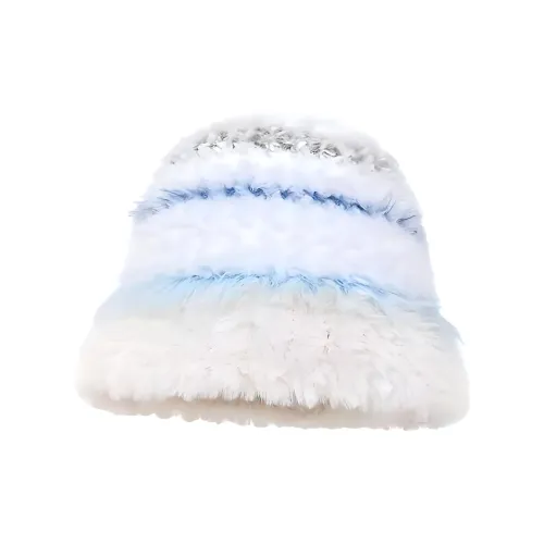 Peach Tea Плюшевая пряжа Шляпы ведра Женские