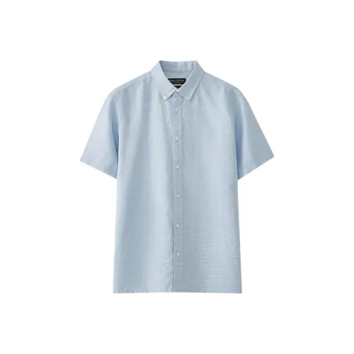 MARC OPOLO Рубашка Мужская Светло-Синяя