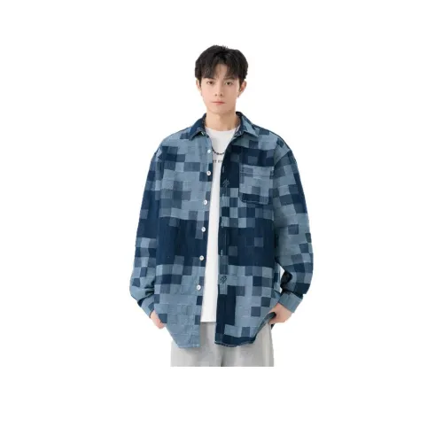 TIMD Синие Унисекс Рубашки