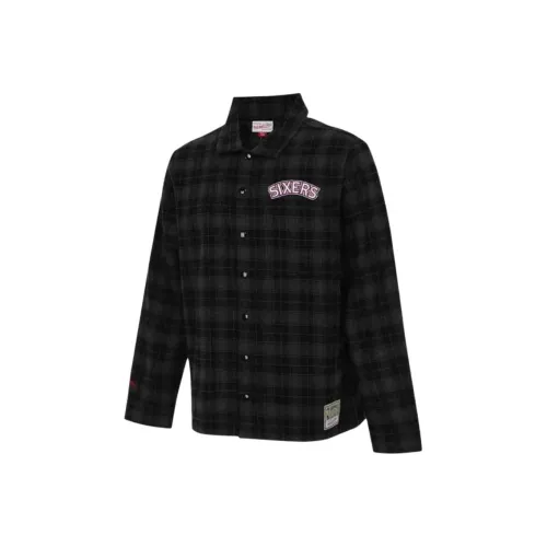 MITCHELL NESS x NBA Philadelphia 76ers Рубашка Мужская Черная