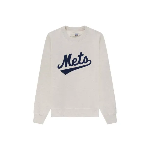 AIME LEON DORE New York Metropolitan Collaboration Овсяный Унисекс Свитшоты