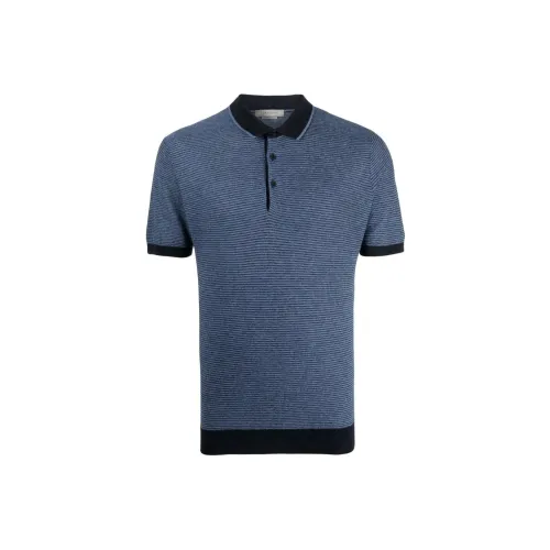 Corneliani Поло Мужское Морской Синий