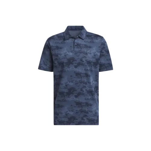 Adidas GO TO Printed Mesh Polo Polo Men's Dark Blue