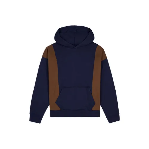 Brain Dead MENDOZA Cropped Hoodie Свитшот Унисекс Морской синий