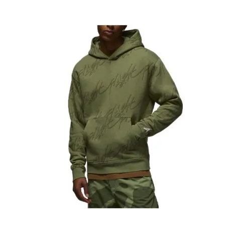 Jordan Essentials Толстовка Мужская Оливково-зеленая