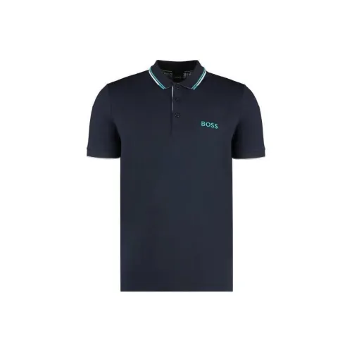 Hugo Boss Морской Синий Мужское Поло