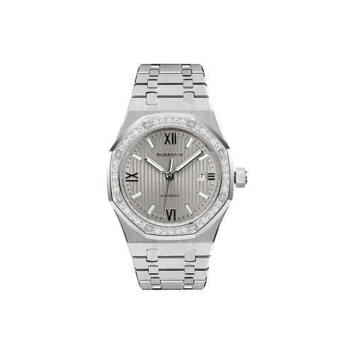 ROERDUM God of War серия Механический механизм Нержавеющая сталь Ремешок Часы Мужские часы Серый циферблат