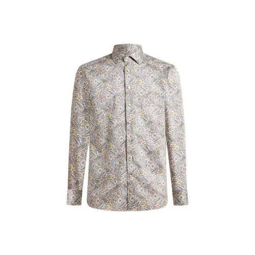 ETRO Белые Мужские Рубашки