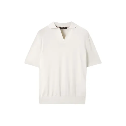 Loro Piana Белая Мужская Поло