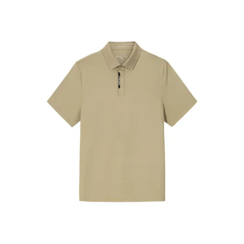 ANTA ZONGXUNXILIE Поло Мужское Холодное Хаки