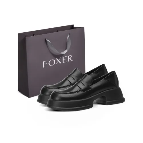 FOXER Лоферы Черные Женские
