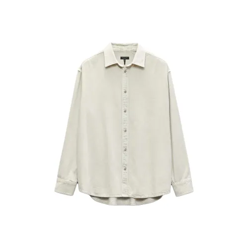 RAG BONE Рубашка Мужская Светло-Серый