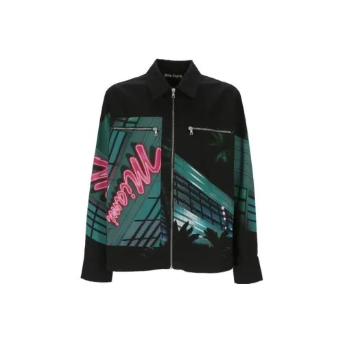 PALM ANGELS Мужские Черные Рубашки