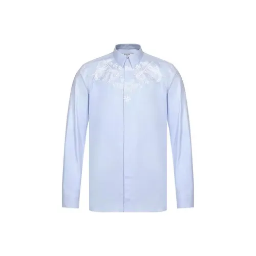 GIVENCHY Мужские Синие Рубашки