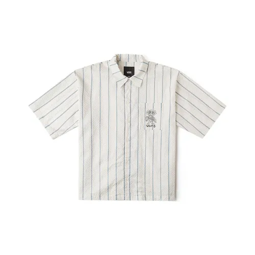 VANS SS24 Рубашка Унисекс Синие Полосы
