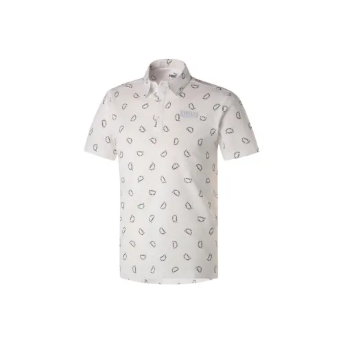 PUMA GOLF EGW Поло Мужское Экрю