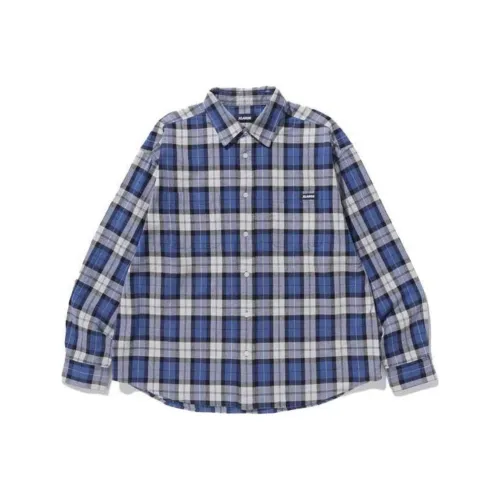 XLARGE совместный бренд Синий Мужская Рубашка