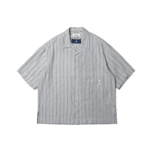 UPXIW Серый Мужские Рубашки