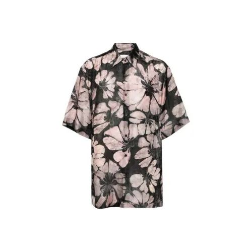 DRIES VAN NOTEN Мужские Черные Рубашки