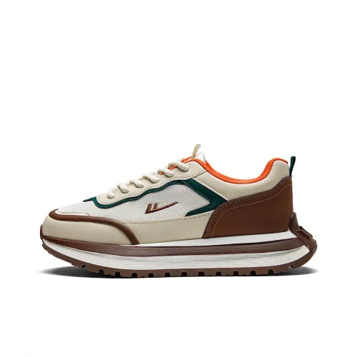 Warrior противоскользящая и износостойкая визуально увеличивает рост низкий топ повседневная обувь мужская бежевый хаки коричневый