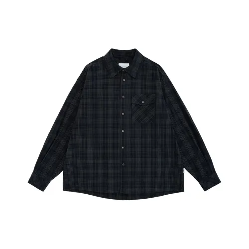 URBAN STANDARD Рубашка Мужская Темно-Синяя Клетка