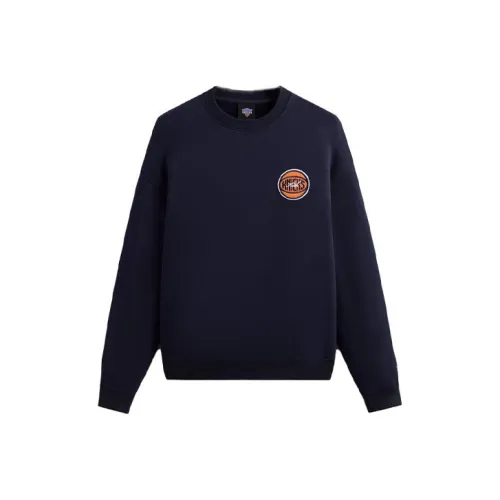 Kith X New York Knicks Co Бренд Темно-синий Унисекс Свитшоты