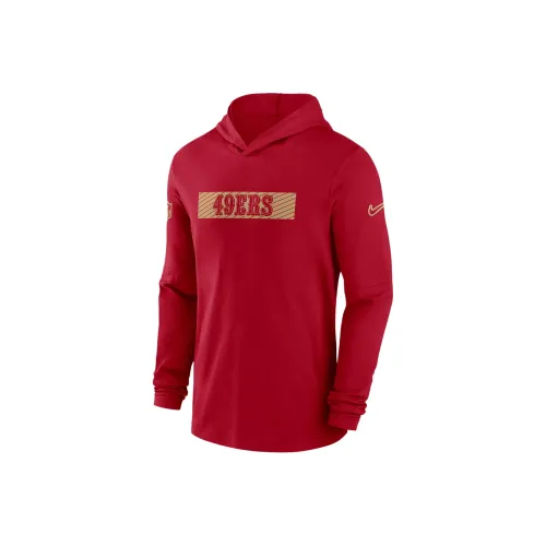 nike NFLDri Форма FW24 San Francisco 49ers Sideline Толстовка Мужская Красная