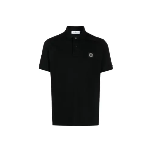 Stone Island Мужская черная поло