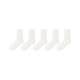 5 пар (Белый, 16 см, махровый)