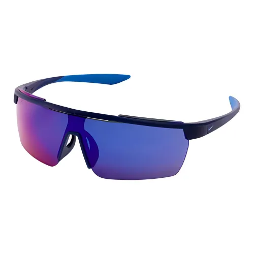 nike Bio Based Injection Molded Нерегулярная форма Солнцезащитные очки Унисекс Синий