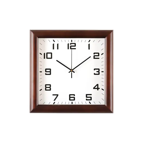 HENSE Механизм плавного хода секундной стрелки Деревянный настенный часы Унисекс Белый циферблат HW8001