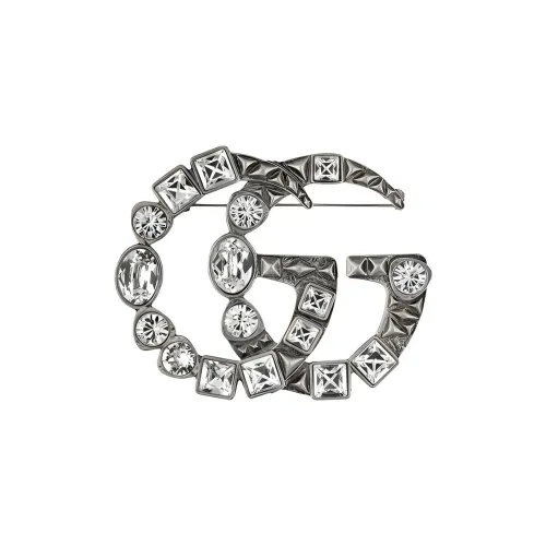 GUCCI Металл Броши Женское Серебро